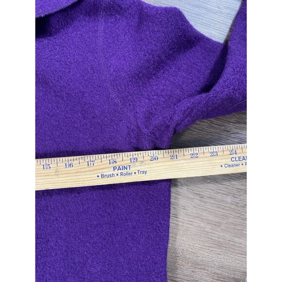 Joseph A. Boiled 100% Merino Wool Button Up Collared Boho Jacket Women’s XL - Picture 5 of 7